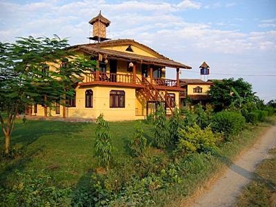Hotel Sapana Village Lodge Chitwan Extérieur photo